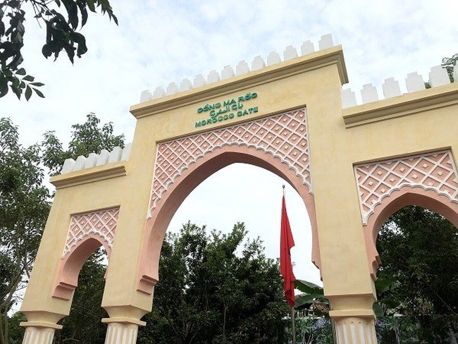 The renovated Morocco Gate is a symbol of friendship between Vietnam and Morocco. (Source: courtesy of the embassy)