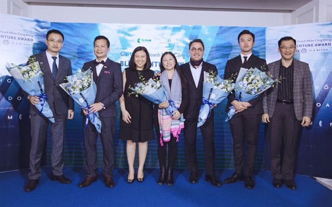 The Blue Venture Award is launched in HCM City to identify start-up business that have a strong influence on society and communities. (Photo: VNA)