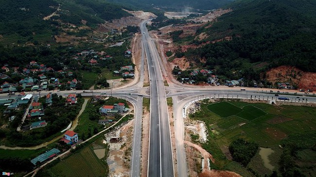 A bird view of Ha Long-Hai Phong Expressway. Illustrative image (Source: news.zing.vn)