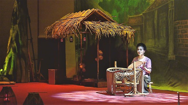 The art show reflect the spirit and ambience of a typical northern Vietnamese village (Photo: VNA)