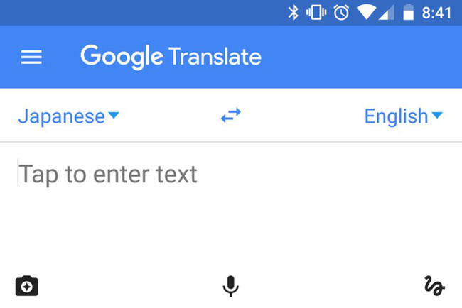 google translate camera online