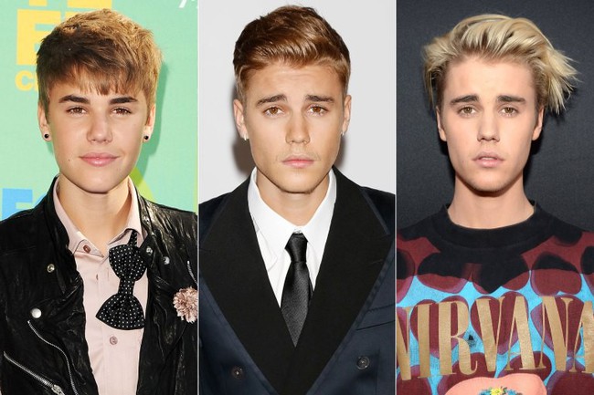 Justin Bieber tóc vàng hoe khoe diện mạo mới