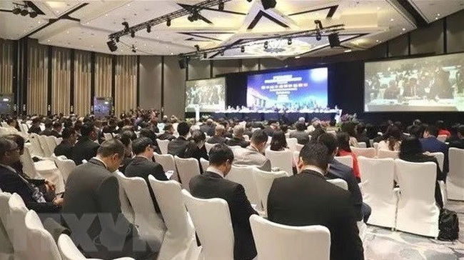 A session of the 39th ASEAN Inter-Parliamentary Assembly (AIPA) General Assembly in Singapore (Photo: VNA)