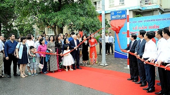 Hanoi unveils three additional new roads named after three historic figures on April 27. (Photo: NDO)
