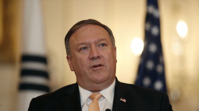 US Secretary of State Mike Pompeo