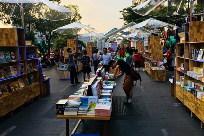 A view of the HCM City Tet Book Fair (Photo: VNA)