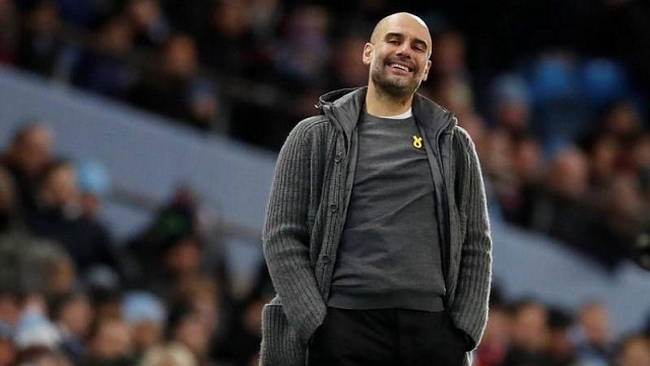 Manchester City manager Pep Guardiola reacts during his team’s Premier League clash with Arsenal at Etihad Stadium, Manchester, Britain, on February 3, 2019. (Photo: Action Images via Reuters)