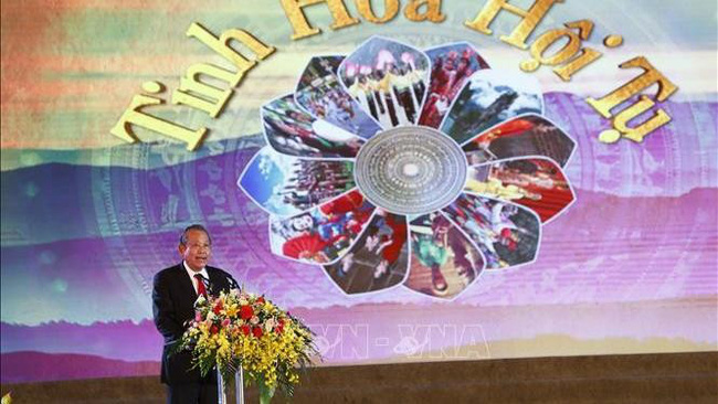 Permanent Deputy Prime Minister Truong Hoa Binh at the event (Photo: VNA)