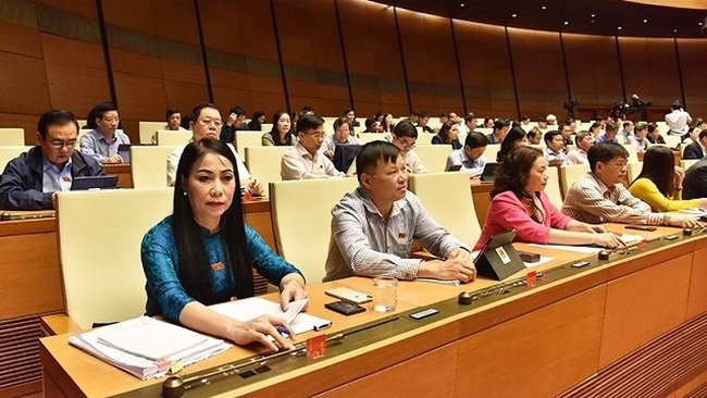 The NA adopts Resolution on State budget allocation for 2020 with over 90% of approval on November 14, 2019. (Photo: NDO/Duy Linh)