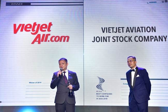 Vietjet is listed among the best companies to work for in Asia in 2019 (Photo: Vietjet Air)