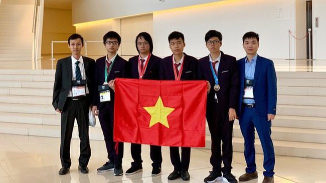 Members of the Vietnamese informatics team (Photo: GDDT)