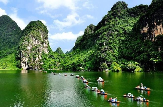 Trang An tourism site in Ninh Binh province (Photo: trangandanhthang.vn)