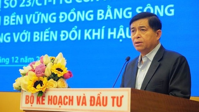 Minister of Planning and Investment Nguyen Chi Dung speaking at the conference (Photo: NDO)