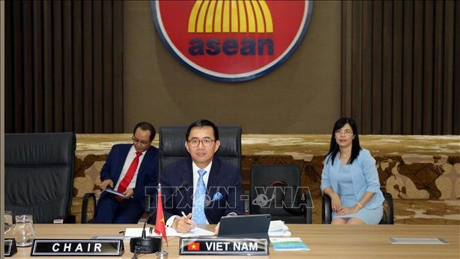 Ambassador Tran Duc Binh, Head of Vietnam’s permanent delegation to ASEAN and Chairman of the ASEAN IPR’s Governing Council. (Photo: VNA)