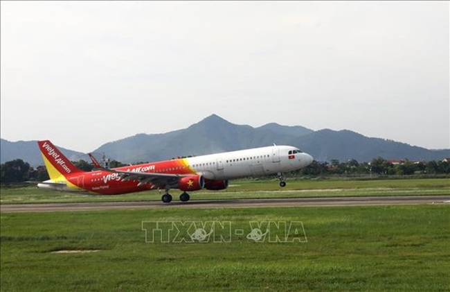 An aircraft of Vietjet Air (Illustrative photo: VNA)