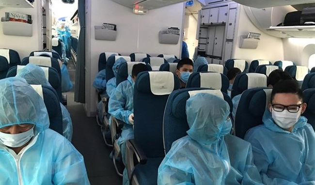 Flight bringing Vietnamese citizens home - Illustrative image (Photo: VNA)