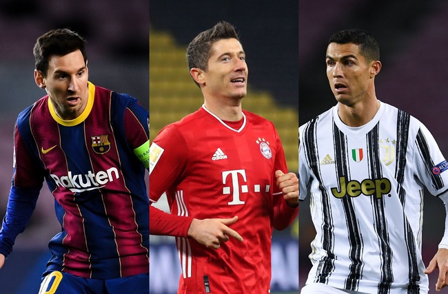 Các siêu sao Lewandowski, Messi, Ronaldo đang \