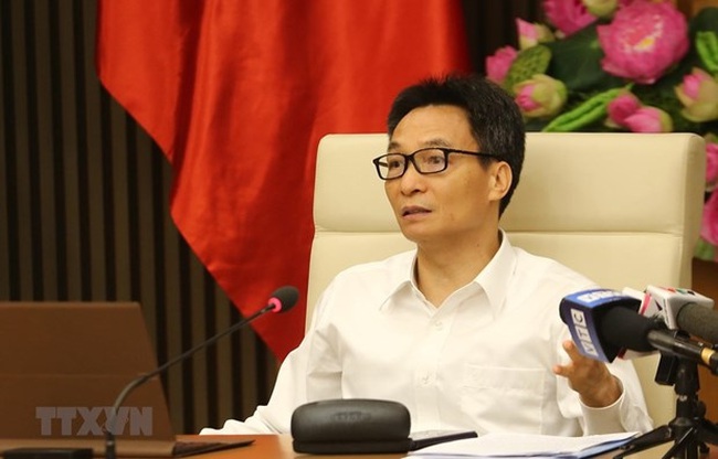 Deputy Prime Minister Vu Duc Dam at the meeting (Photo: VNA)