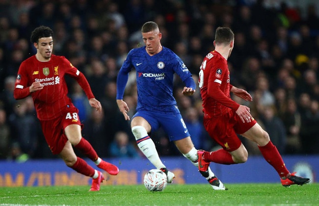 Ross Barkley scored Chelsea’s second goal in their 2-0 win over Liverpool at Stamford Bridge. (Reuters)