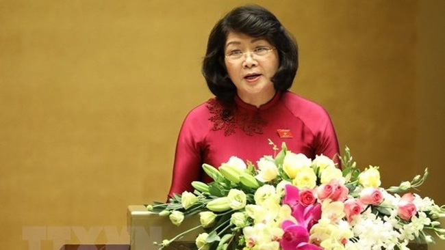 Vice President Dang Thi Ngoc Thinh (Photo: VNA)