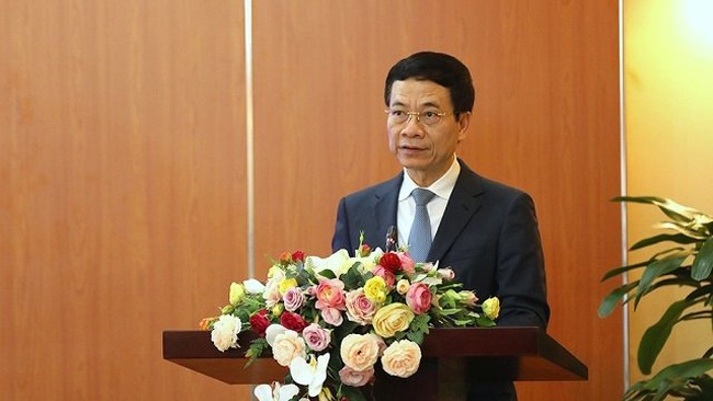 Minister of Information and Communications Nguyen Manh Hung. (Photo: ictvietnam.vn)