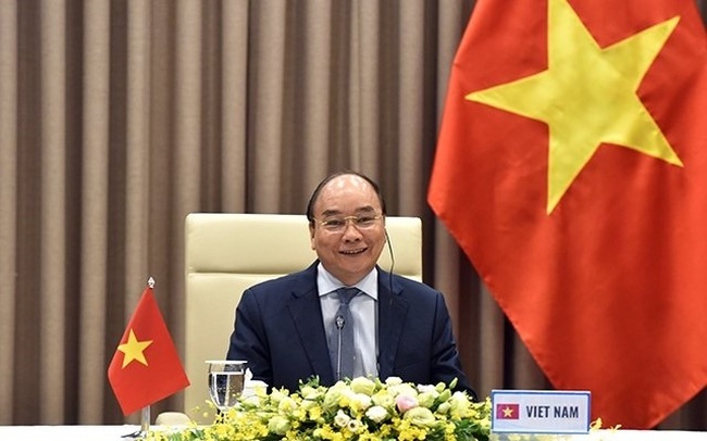 Prime Minister Nguyen Xuan Phuc attends the Online Summit level Meeting of the Non-Aligned Movement Contact Group in response to COVID-19 on May 4. (Photo: NDO)