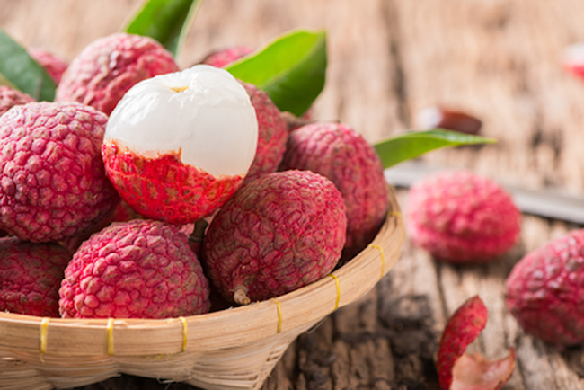 Vietnamese seedless lychees (Photo: VNA)