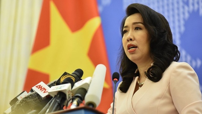 Foreign Ministry spokesperson Le Thi Thu Hang