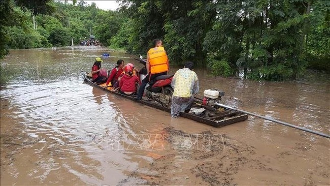 The storm noul affects Huong Hoa district, Quang Tri province (Photo: VNA)