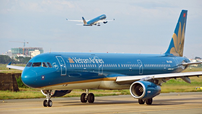 Vietnam Airlines reports the transport of nearly 550,000 passengers in August alone. (Photo: NDO)