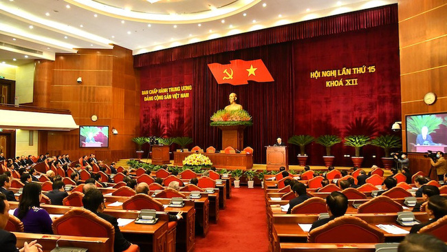 The closing ceremony of the 15th plenum of the Party Central Committee