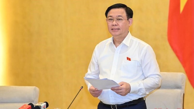 National Assembly Chairman Vuong Dinh Hue (Photo: Duy Linh)