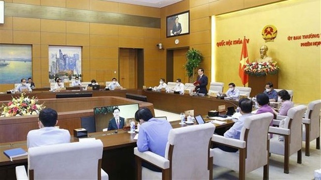 A view of the NA Standing Committee's fourth session that opens on October 11 (Photo: VNA)