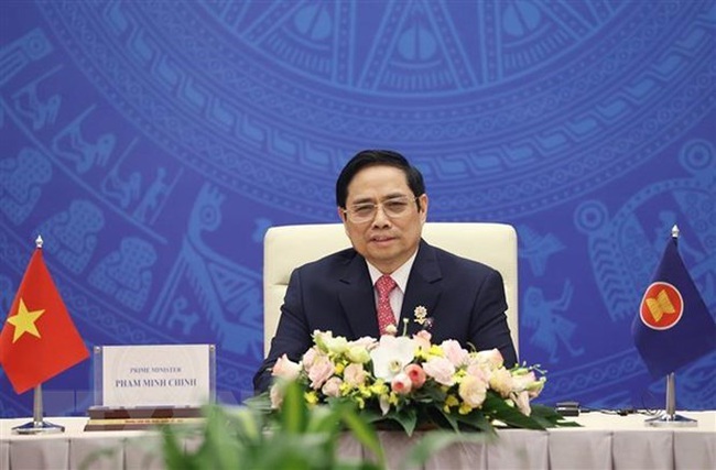 PM Pham Minh Chinh at the event (Photo: VNA)