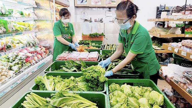 Supermarkets in Ho Chi Minh City are ready to welcome customers. (Photo: NDO)
