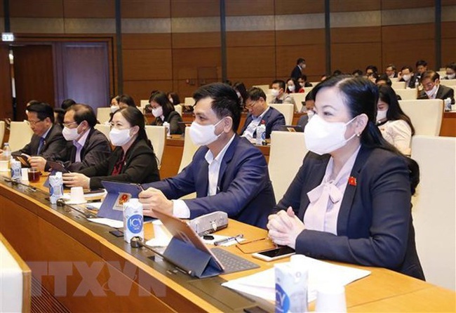 Lawmakers at the meeting (Photo: VNA)