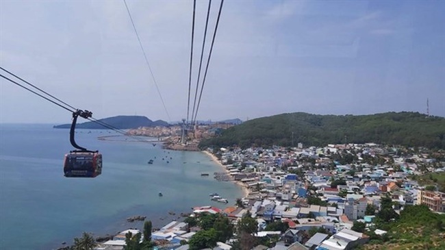 A corner of Phu Quoc island city. (Photo: VNA)