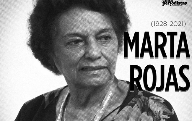 Cuban journalist - writer Marta Rojas (Photo: radiohc.cu)