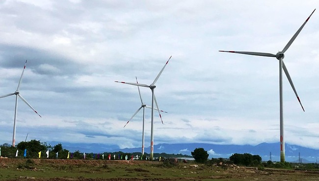 Trungnam Group puts a wind power plant with a capacity of 46.2MW into operation.