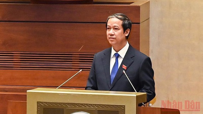 Minister of Education and Training Nguyen Kim Son (Photo: Linh Nguyen)