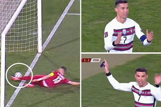 Cận cảnh bàn thắng không được công nhận của Ronaldo trước ĐT Serbia