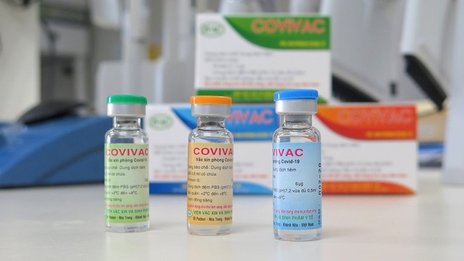 Vials of COVIVAC – the second COVID-19 vaccine produced by Vietnam. (Photo: VNA)