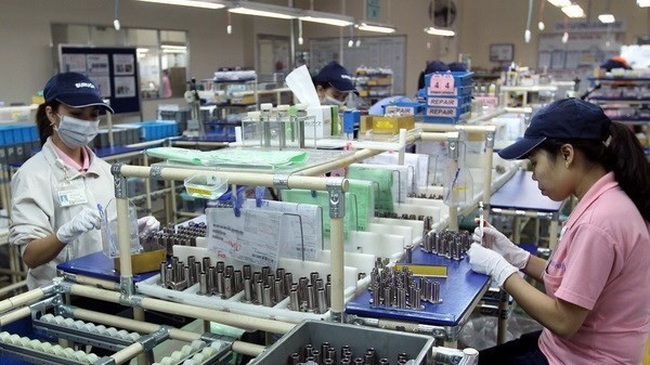 Workers at the Misumi Vietnam Company in Linh Trung Export Processing Zone in Ho Chi Minh City. (Photo: VNA)