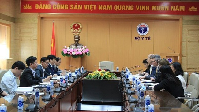 Delegates at the meeting. (Photo: moh.gov.vn)