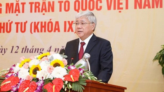 President of the Vietnamese Fatherland Front Do Van Chien (Photo: Dai Doan Ket)