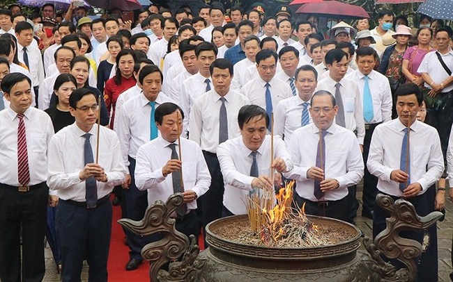 Ceremony in Phu Tho commemorates legendary ancestors of Vietnam (Photo: NDO/Ngoc Long)