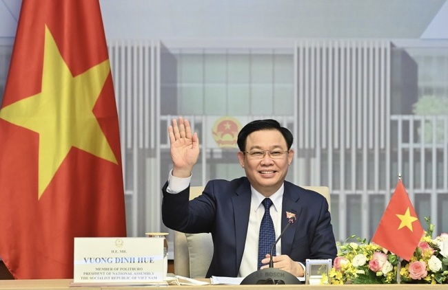 Chairman of the Vietnamese National Assembly Vuong Dinh Hue (Photo: NDO/Duy Linh)