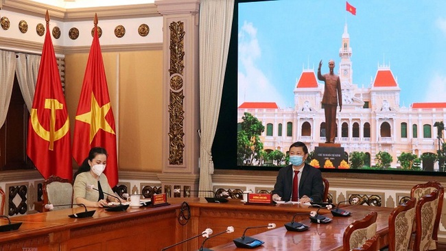 Vice Chairman of Ho Chi Minh City People's Committee Duong Anh Duc attends the 13th plenary meeting of the Association of North East Asia Regional Governments. (Photo: VNA)