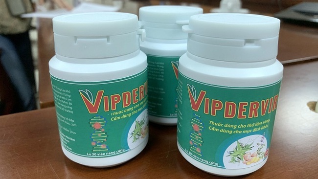 VIPDERVIR is made from many Vietnamese herbs containing active ingredients with valuable biopharmaceutical properties. (Photo: NDO/Thien Lam)