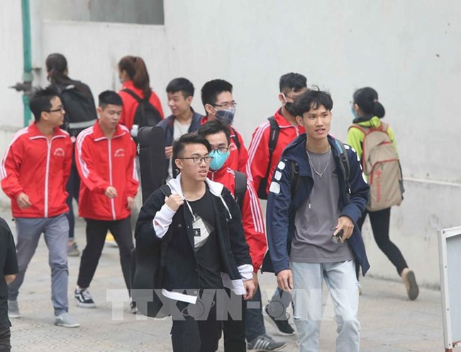 Students at a university in Hanoi (Source: VNA)